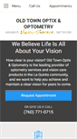 Mobile Screenshot of oldtownoptometry.com
